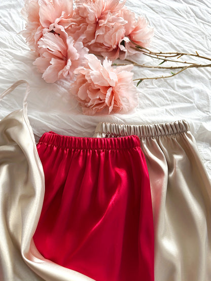 Ensemble pyjama long 4 pièces