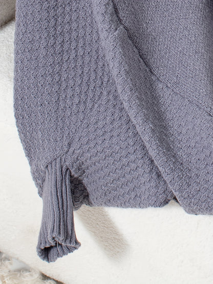 Châle à col en fausse fourrure