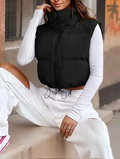 Gilet Doudoune Femme Zippé & Matelassé