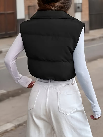 Gilet Doudoune Femme Zippé & Matelassé